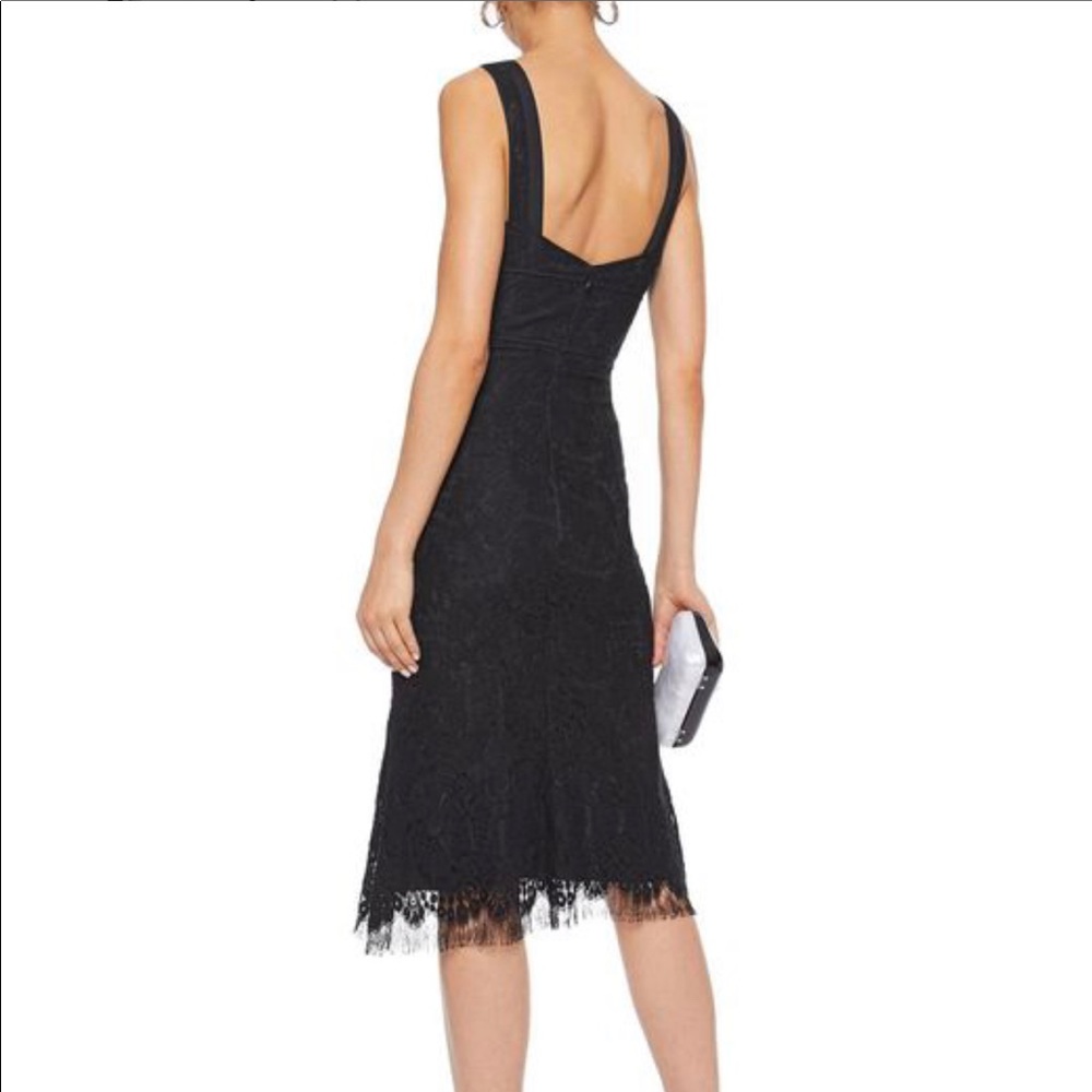 victoria beckham lace kick midi dress - Picture 2 of 12
